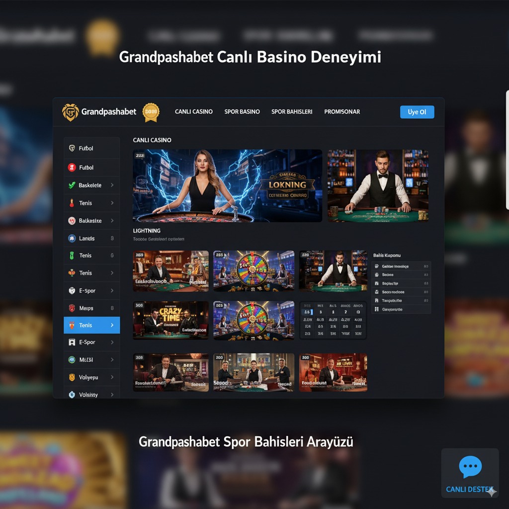 Grandpashabet gerçek zamanlı oyun masaları